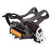 Sunlite - Low Profile Plastic ATB Pedals - w/ Toe Clips and Straps - 9/16" Spindle - Black