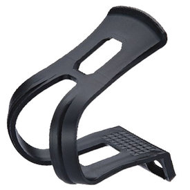 ULTRACYCLE Ultracycle - Half Toe Clips - Pair - Large - Black