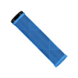 Lizard Skins Lizard Skins Strata single clamp lock on MTB grips-  BLUE