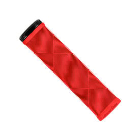 Lizard Skins Lizard Skins Strata single clamp lock on MTB grips- RED