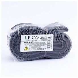 ULTRACYCLE ESSENTIALS Bicycle Inner Tube - 700c x 35 - 43mm - Presta Valve: 48mm