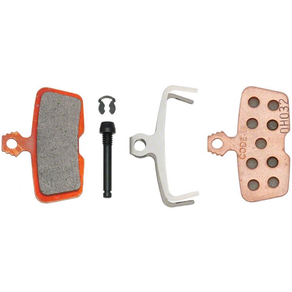  SRAM 2011+ Code/Code R/Code RSC/Guide RE Disc Brake Pads - Sintered Compound, Steel Backed (PAIR)