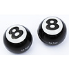 Trik Topz Bicycle Valve Caps (pair) - 8 BALL