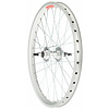 Sta-Tru 20" X 1.75" REAR bicycle wheel, TR25v 32H, DW, ALLOY, Flip-Flop Freewheel SILVER