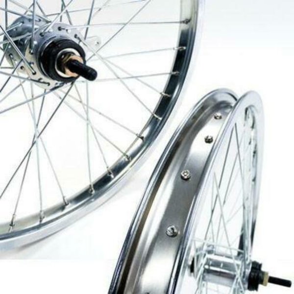 Sta-Tru Sta-tru 20" X 1.75" REAR Bicycle Wheel TR25v DW, RBC 32H COASTER BRAKE STEEL CHROME