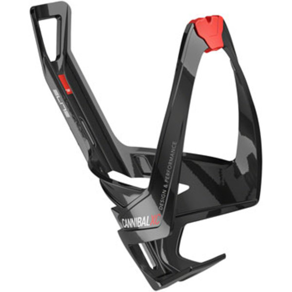  Elite - Cannibal XC - Water Bottle Cage - Black/Red