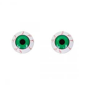  Trik Topz - Eyeball - Schrader Valve Caps - Green