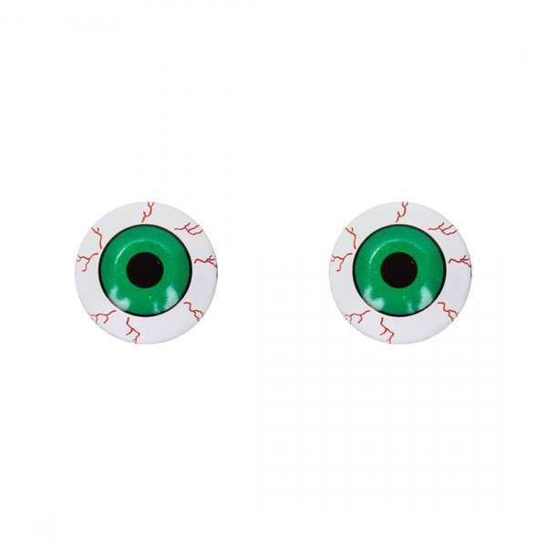  Trik Topz - Eyeball - Schrader Valve Caps - Green