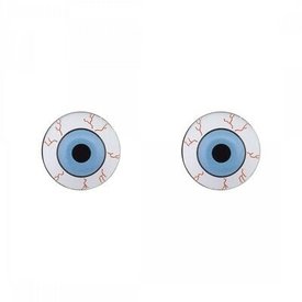  Trik Topz - Eyeball - Schrader Valve Caps - Blue