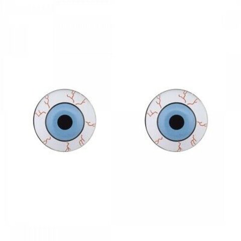 Trik Topz - Eyeball - Schrader Valve Caps - Blue