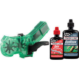  Finish Line - Shop Quality Chain Cleaner Kit - Chain Lube, Degreaser and Chain Cleaner