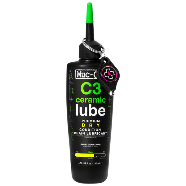  Muc-Off - C3 Dry Ceramic Bike Chain Lube - 120ml - Drip Bottle