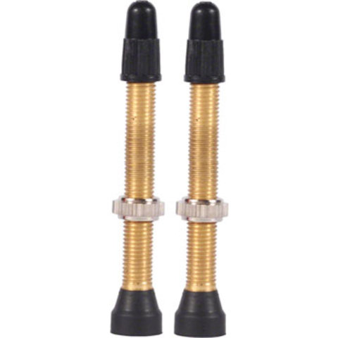 WTB - TCS Tubeless Valves - 46mm Length - Brass - Pair