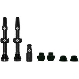  Muc-Off - Tubeless Valve Kit - 44mm Length - Black - Pair