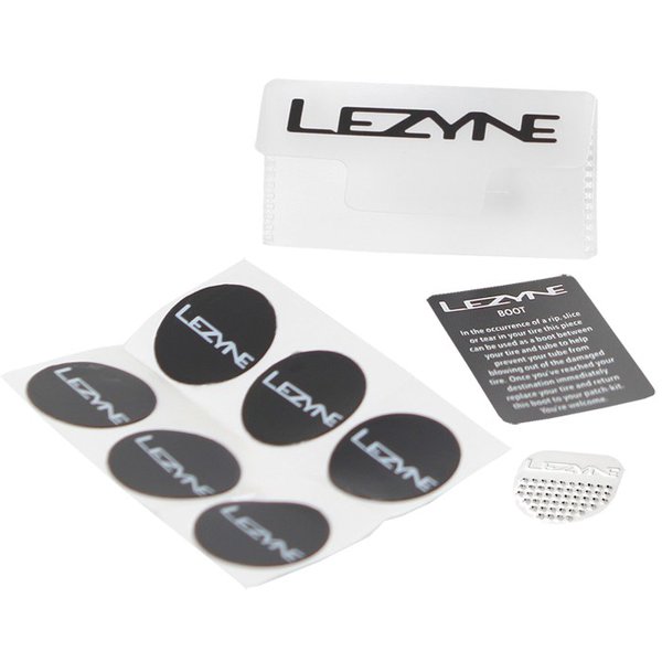  Lezyne - Smart Kit - Glueless Patch Kit - 6 Patches - 1 Tire Boot