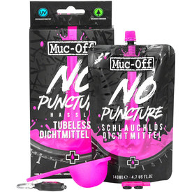  Muc-Off - No Puncture Hassle Tubeless Tire Sealant - 140ml Kit