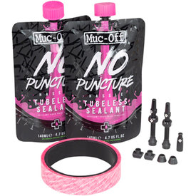 Muc-Off Muc-Off - Ultimate Tubeless Kit - DH/Trail/Enduro - 30mm Tape - 44mm Valves