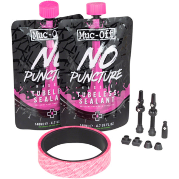 Muc-Off Muc-Off - Ultimate Tubeless Kit - Road/Gravel/CX - 21mm Tape - 60mm Valves