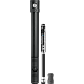 Crankbrothers Crankbrothers - Klic HV - Hand Pump - High Volume - Gauge w/ CO2 - Black Midnight Edition