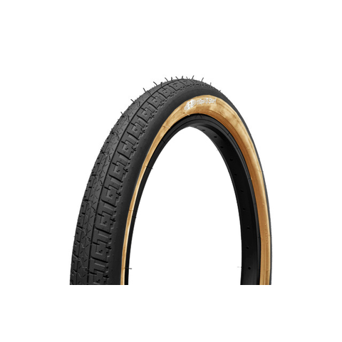 GT LP-5 20" x 2.2" BMX bicycle tire - 110 psi - BLACK tread / TAN sidewall