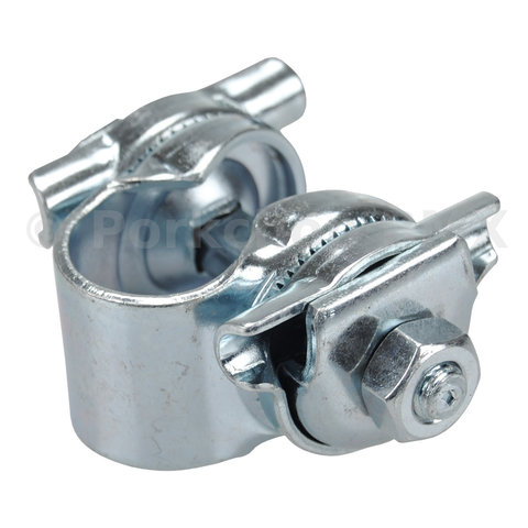 Bicycle seat "guts" railed seat clamp - SILVER