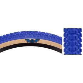 SE Racing SE Racing Cub 20" X 2.0" BMX bicycle skinwall tire BLUE/TAN SIDEWALL