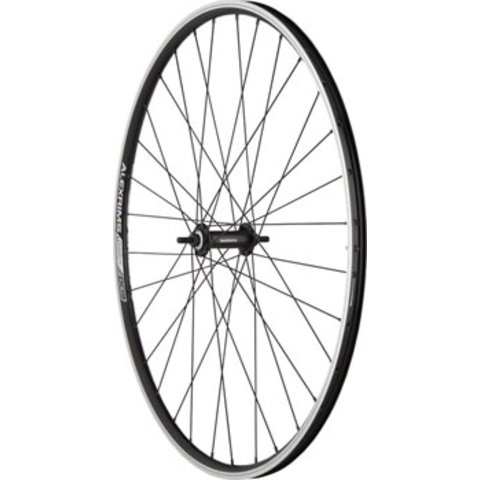 * Quality Wheels - Wheel - Front - 700c/622x16 - Holes: 32 - Bolt-On, 100mm - Rim Brake - DW - Black