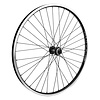 Wheel Master - Wheel - Front - 26"/559x19 - Holes: 36 - QR, 100mm - Rim/Center Lock Brake - DW - Black