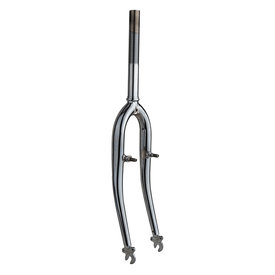 SUNLITE Sunlite - Threaded MTB Fork - Hi-Ten Steel - 24" - 1" Threaded Steerer - QR - Rake: 35mm - Brake: Cantilever - Silver