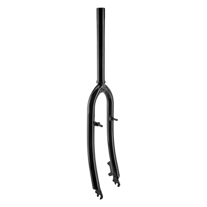 ORIGIN8 Origin 8 CroMo Lite Combo Mountain Rigid Fork Chromoly 26 29 26 Suspension Corrected 1 1 8 Threadless Steerer QR9 Rake 45mm Brake Disc Canti Black Cartersville Bicycle Service Supply