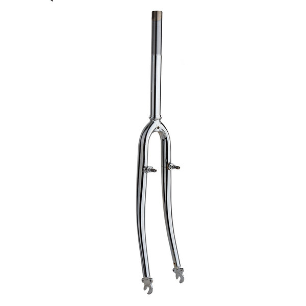 SUNLITE Sunlite - Threaded MTB - Rigid Fork - Hi-Ten Steel - 26" - 1-1/8" Threaded Steerer - 3/8" - Rake: 45mm - Brake: Cantilever - Silver