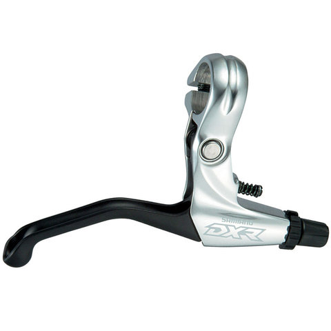 Shimano DXR BL-MX70 bicycle BMX RIGHT HAND V-brake lever with cable - SILVER/BLACK