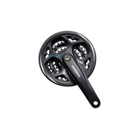Shimano FC-M311-L, for rear 7/8-speed, 170MM, 42X32X22T , w/ guard, BLACK (EFCM311C222CL)