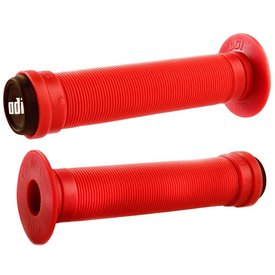 ODI ODI BMX Attack Longneck open end BMX bicycle grips with bar ends 143mm RED