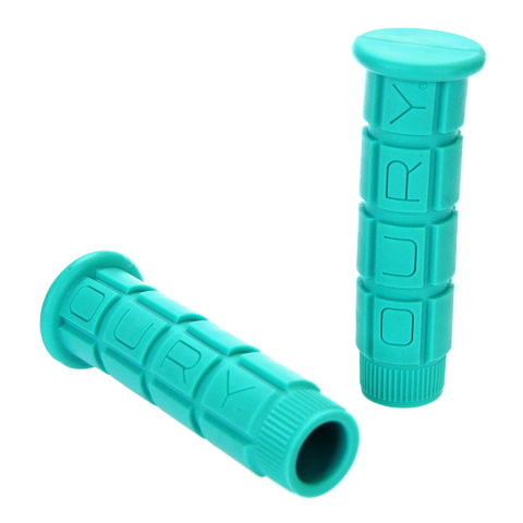 Oury Classic MTB mountain bicycle flangeless grips - TEAL AQUA