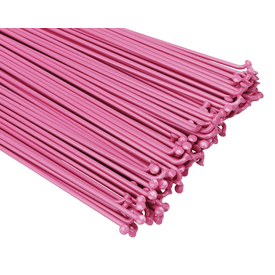 Porkchop BMX ANY LENGTH **NON-REFUNDABLE*** Stainless Steel J-bend Bicycle Spokes 14G (2.0mm) non-butted (EACH) HOT PINK