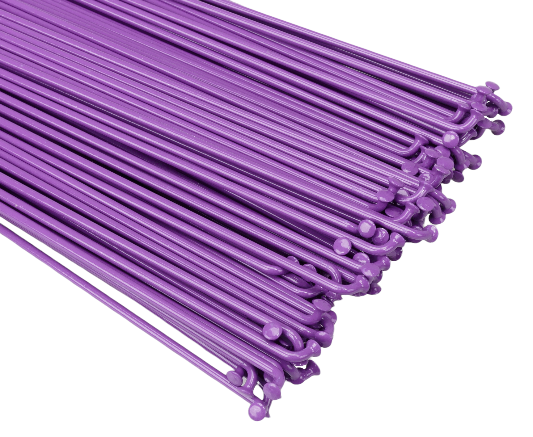 ANY LENGTH **NON-REFUNDABLE*** Stainless Steel J-bend Bicycle Spokes 14G  (2.0mm) non-butted (EACH) PURPLE