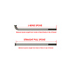 ANY LENGTH **NON-REFUNDABLE*** Stainless Steel J-bend Bicycle Spokes14G (2.0mm) non-butted (EACH) BLACK
