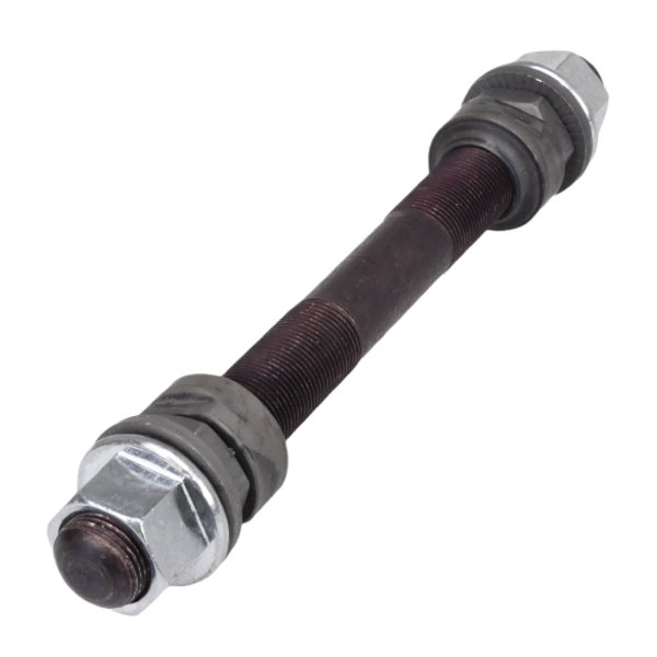KT BMX bicycle 14mm loose ball axle kit FRONT chromoly 160mm long