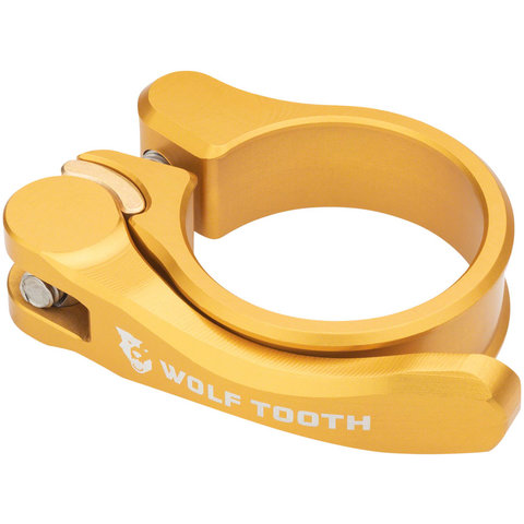 Wolf Tooth Components Quick Release Seatpost Clamp - 31.8mm GOLD