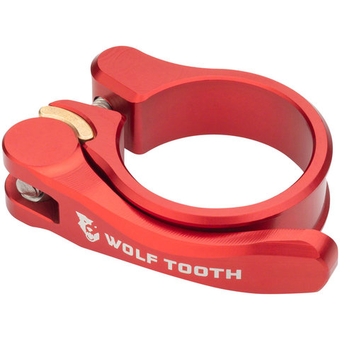 Wolf Tooth Components Quick Release Seatpost Clamp - 34.9mm RED