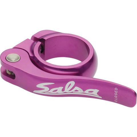 Salsa Flip-Lock Quick Release Seat Collar Clamp 36.4mm PURPLE