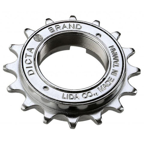 Dicta 16T BMX bicycle freewheel 1/2" X 3/32" - CHROME