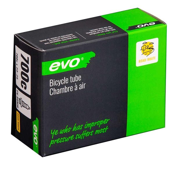 EVO EVO Presta Inner Tube, Valve Length: 80mm, 700C x 23-25C