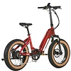 Aventon Sinch Step-Thru Foldable Electric Bicycle BONFIRE RED