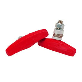 Dia-Compe Dia-Compe Diatech Hombre threaded BMX bicycle brake pads - RED