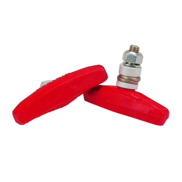 Dia-Compe Dia-Compe Diatech Hombre threaded BMX bicycle brake pads - RED