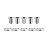 Origin 8 - Steel Triple Inner Chainring Bolts - Set of Five 10.5mm Bolts & 3mm Spacers