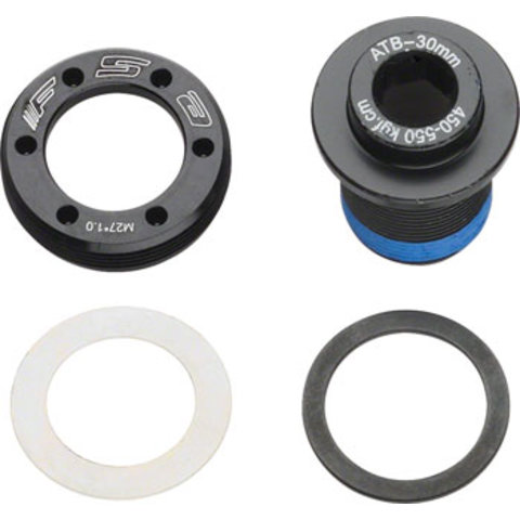 FSA - Self-Extracting Left Crank Arm Bolt - M18 Bolt/M27 Puller Cap - For Mega Exo ATB Cranks