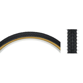 Kenda Kenda K52 24" X 1.75" cruiser bicycle gumwall tire - BLACK tread / TAN sidewall